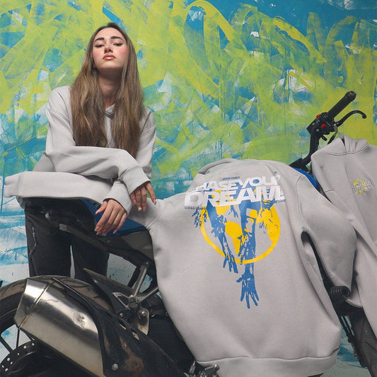 DreamChase Grey Hoodie